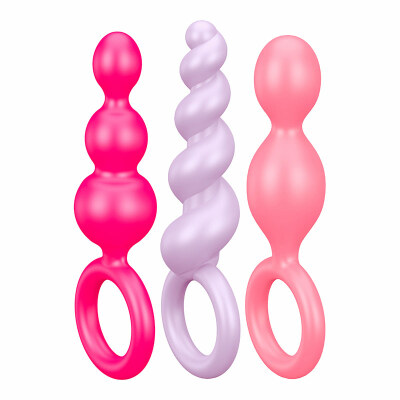 Booty Call Plugs | Set mit 3 Analplugs aus Silikon | 3 Farben