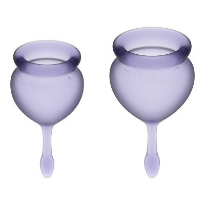 Satisfyer Feel Good | Coupe menstruelle en silicone | 2 pièces