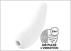 Satisfyer Curvy 2 - Vibromasseur et stimulateur clitoridien - Blanc