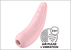 Satisfyer Curvy 2 - Vibromasseur et stimulateur clitoridien - Rose