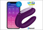 Satisfyer Double Joy stimulator for couples - Purple