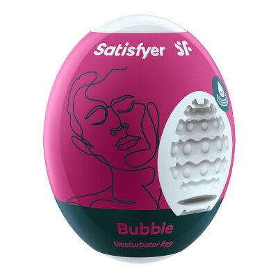 Satisfyer Egg | Kleiner Masturbator für Männer zum einmaligen Gebrauch | Bubble
