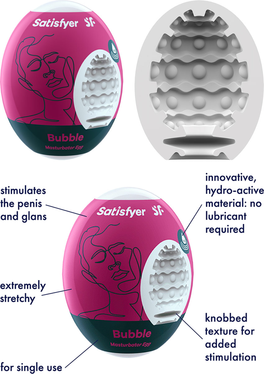 Satisfyer Egg masturbator - Bubble