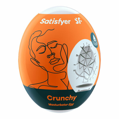 Satisfyer Egg | Kleiner Masturbator für Männer zum einmaligen Gebrauch | Crunchy