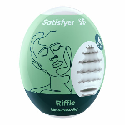 Satisfyer Egg | Kleiner Masturbator für Männer zum einmaligen Gebrauch | Riffle