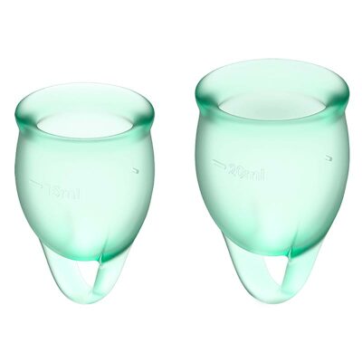 Satisfyer Feel Confident | Coupe menstruelle en silicone 15 & 20 ml Satisfyer Feel Confident | Coupe menstruelle en silicone 15 & 20 ml