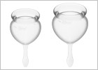 Satisfyer Feel Good - Menstrual cup (2 pieces) - Clear