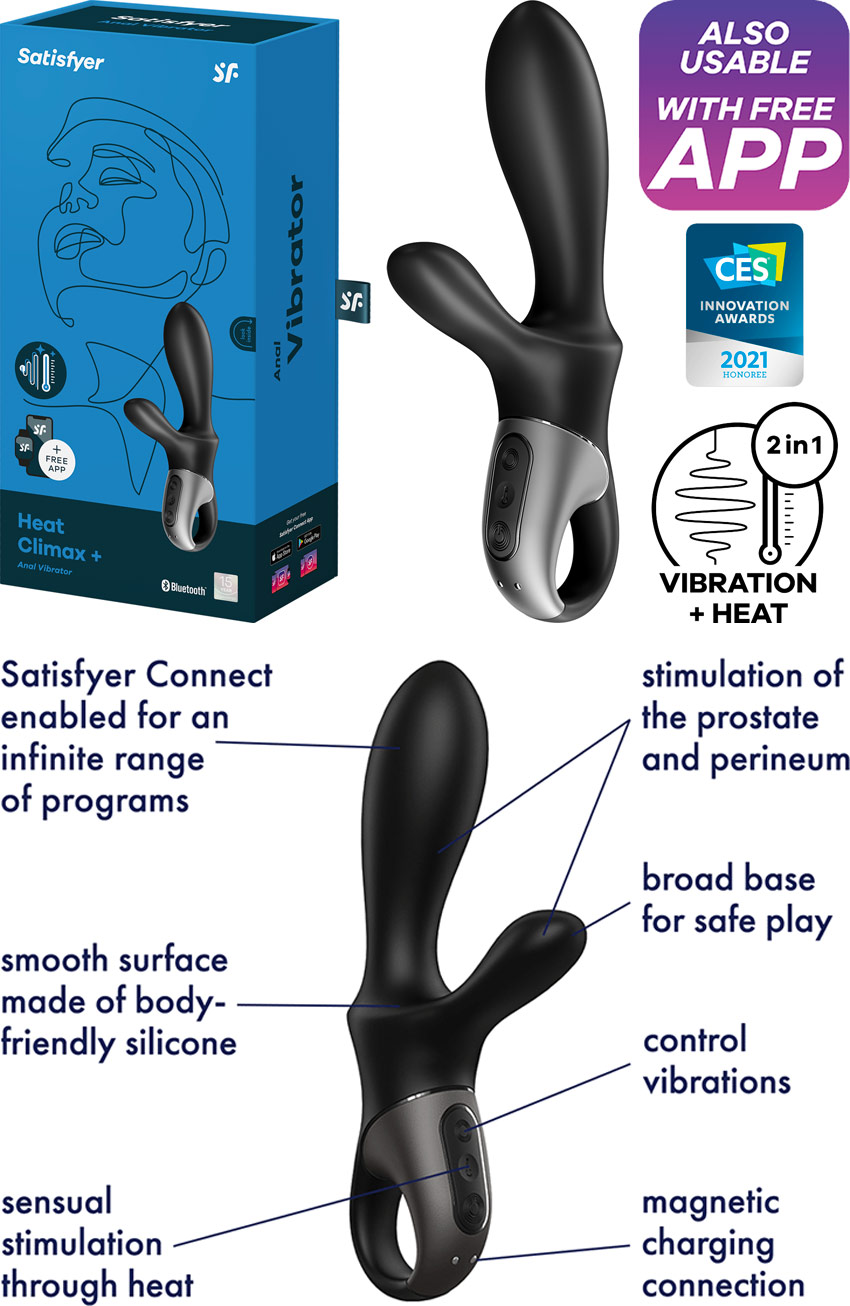 Satisfyer Heat Climax + heating and connected vibrator