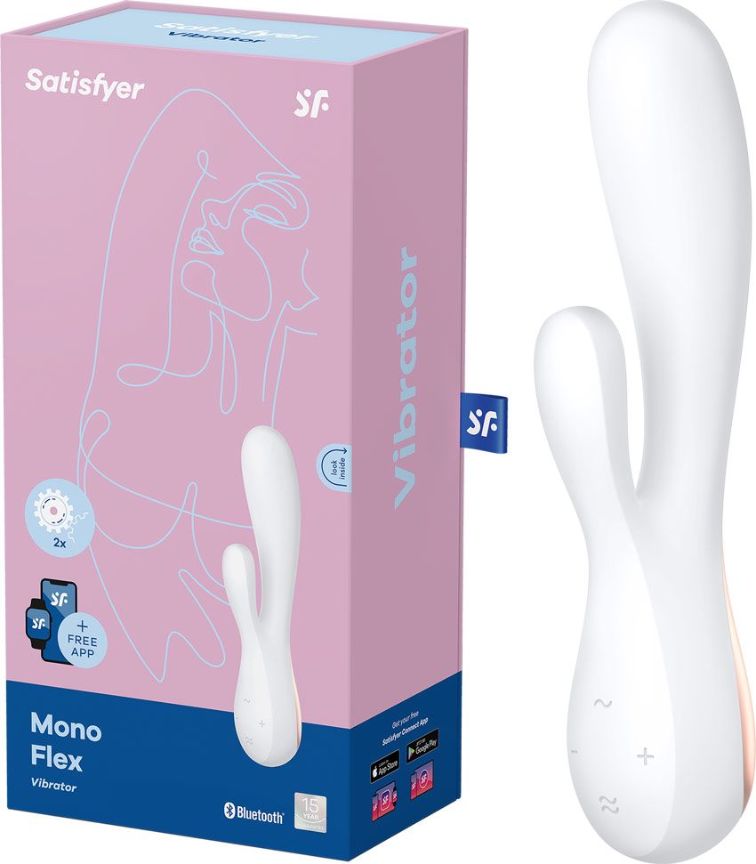 Satisfyer Mono Flex rabbit vibrator - White