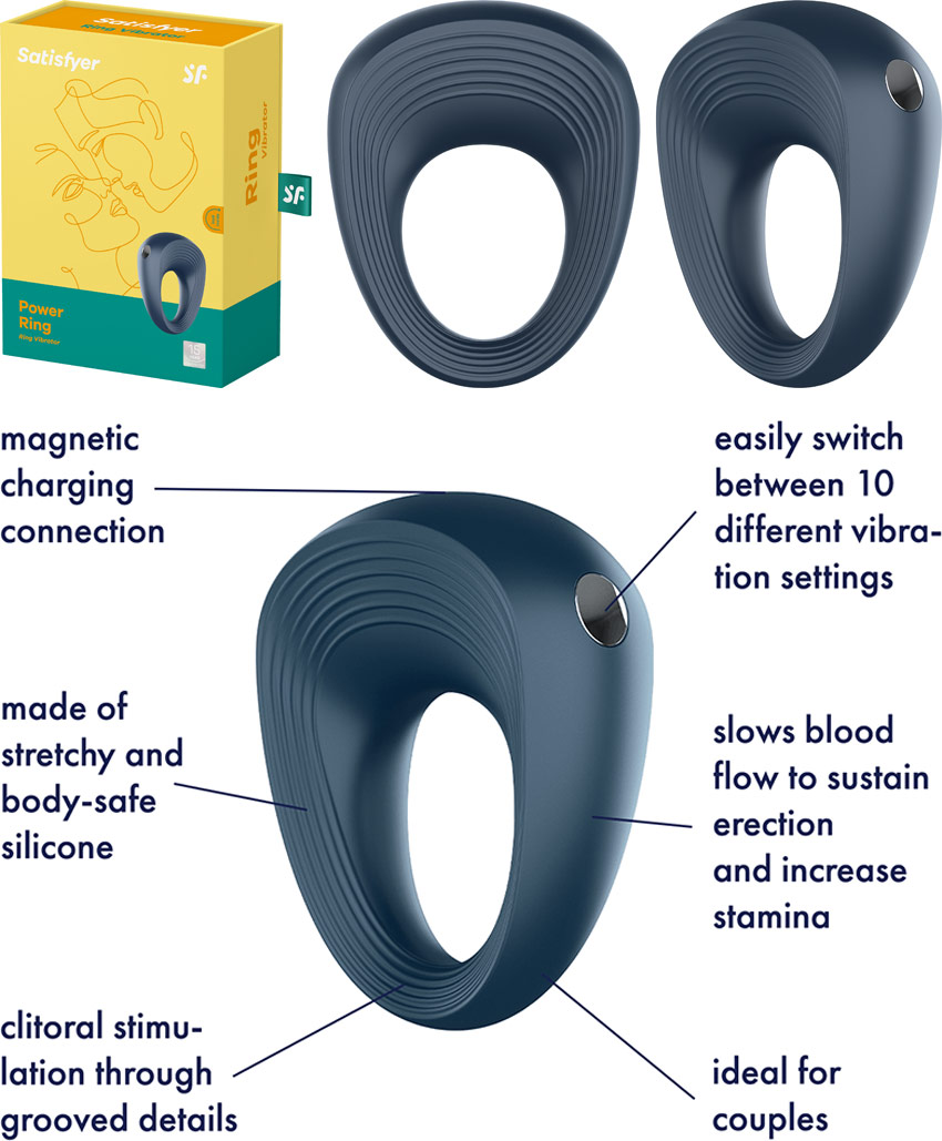 Satisfyer Power Ring vibrating penis ring