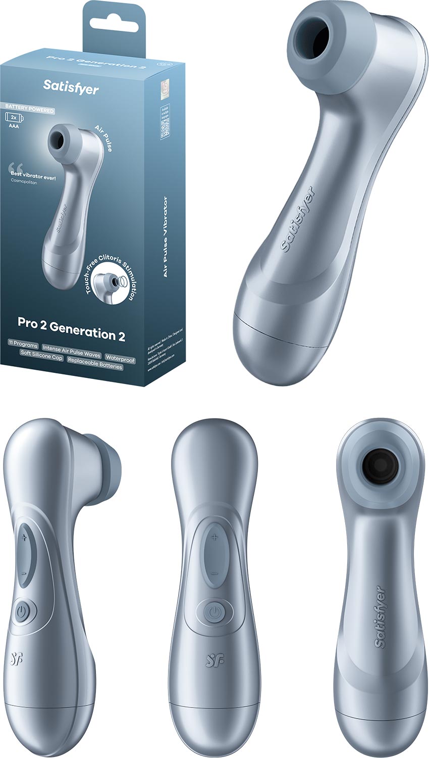 Satisfyer Pro 2 Generation 2 - Klitoris Stimulator - Blau