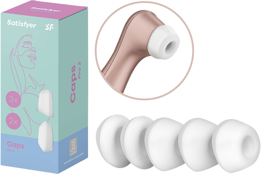Satisfyer Pro 2 Next Generation replacement tip - White (5x)