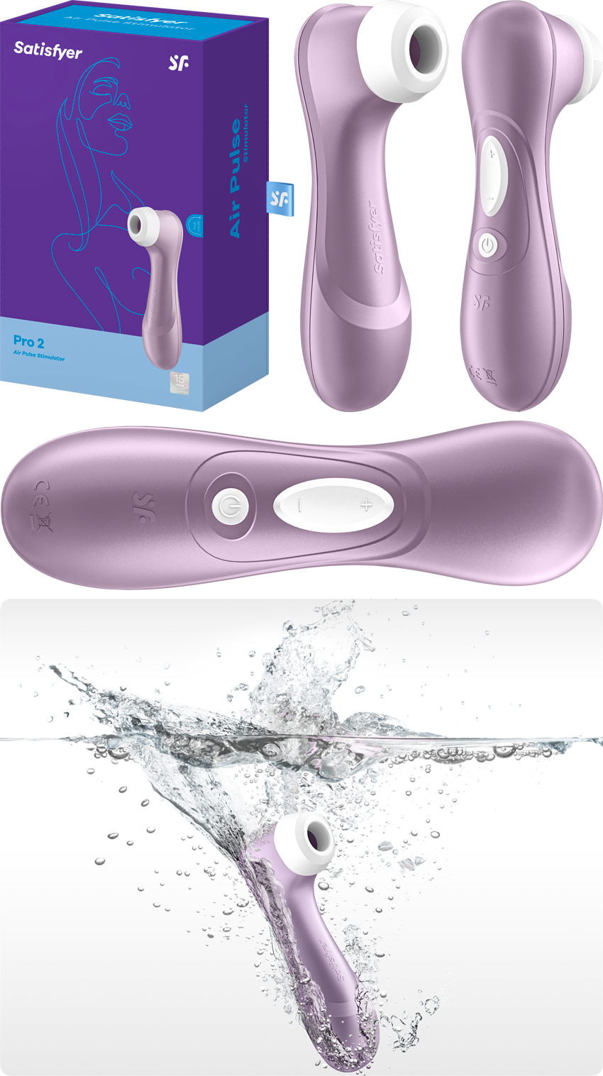 Satisfyer Pro 2 Generation 2 - Clitoral Stimulator - Purple
