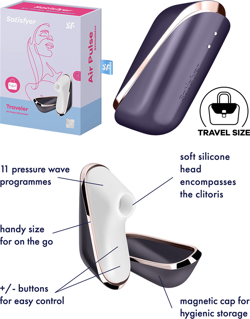 Satisfyer Pro Traveler - Mini stimulateur clitoridien