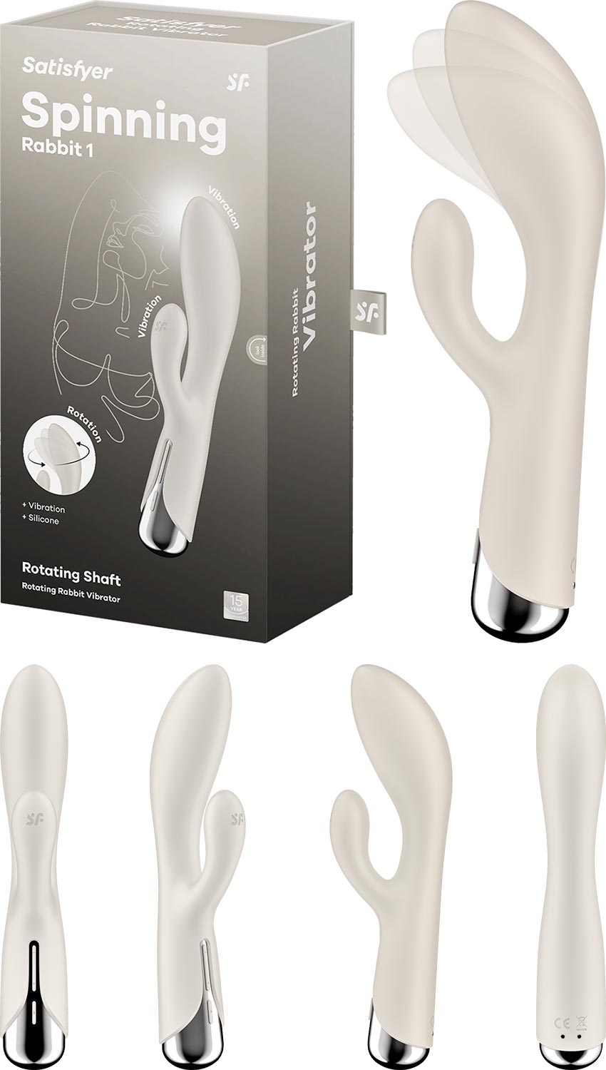 Satisfyer Spinning Rabbit Rotierender Rabbit-Vibrator - Weiss