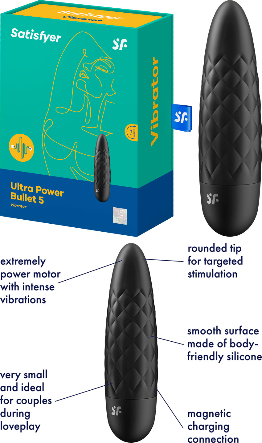 Satisfyer Ultra Power Bullet 5 - Vibromasseur et stimulateur clitoridien