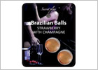 Palline brasiliane lubrificanti Brazilian Balls - Fragola e champagne