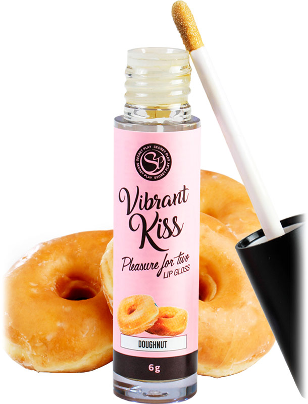 Lucidalabbra stimolante Secret Play Vibrant Kiss - Donut - 6 g