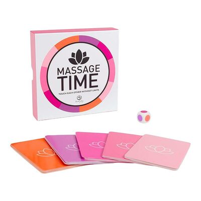 Secret Play Massage Time | Jeu de massage érotique pour couple | 50 cartes