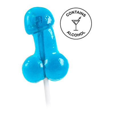 Secret play Lollipop | Blauen penisförmiger Lolli | Gin Tonic