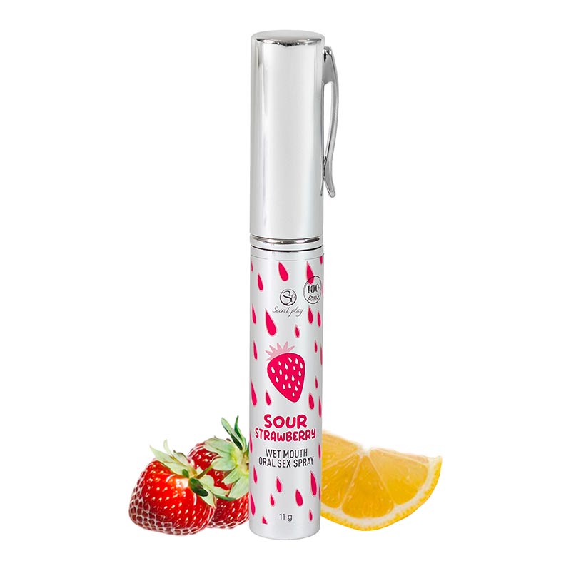 Secret Play Wet Mouth Oralsex-Spray Sour Strawberry - 11 ml