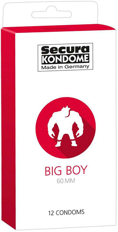 Secura Big Boy - Préservatif de grande taille (12 préservatifs)