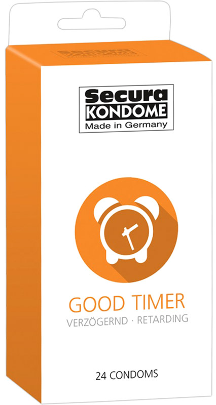 Secura Good Timer - Préservatif retardant (24 préservatifs)