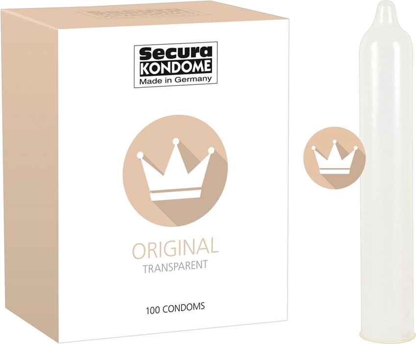 Secura Original - Préservatif classique (100 préservatifs)