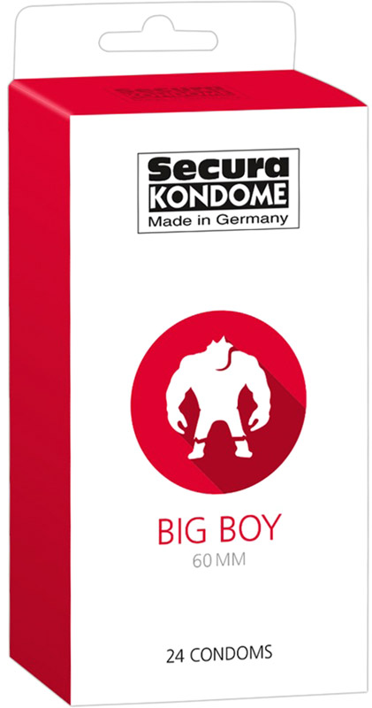 Secura Big Boy - Preservativo di grandi dimensioni (24 preservativi)