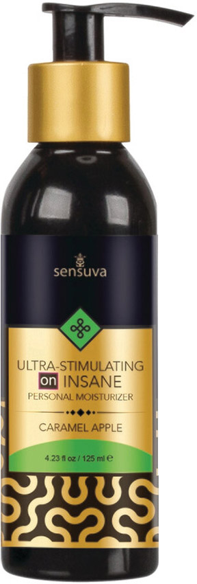 Lubrifiant stimulant Sensuva Insane - Caramel & pomme - 125 ml