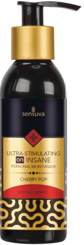 Lubrifiant stimulant Sensuva Insane - Cerise - 125 ml