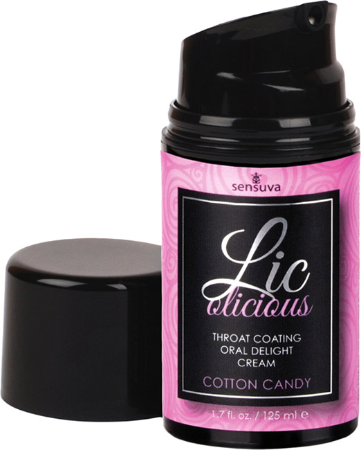 Sensuva Lic-O-Licious flavoured oral sex cream - Cotton candy