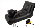 Dark Magic inflatable sex chair with 3 vibrators