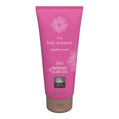 Shiatsu Body Sensation | Gel de massage et lubrifiant à la framboise
