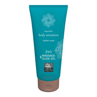 Shiatsu Amber | 2 in 1 Gleitmittel & Massagegel | 200 ml