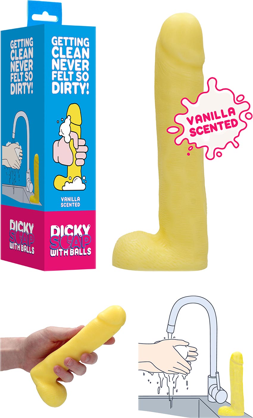 Savon en forme de pénis Dicky Soap - Vanille