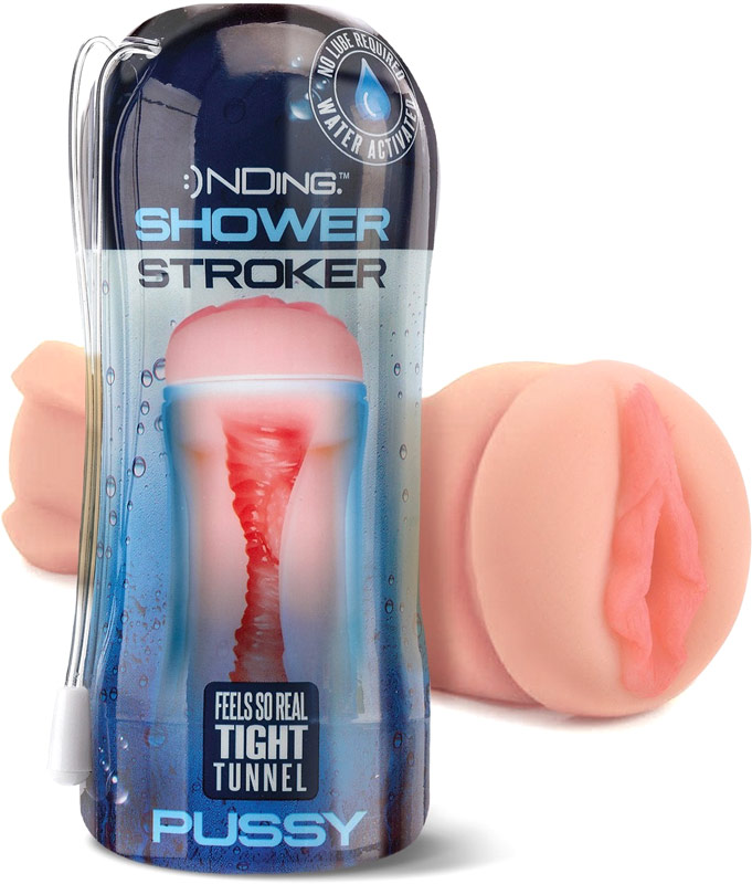 Masturbateur auto-lubrifié Happy Ending Shower Stroker - Vagin