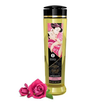 Shunga Aphrodisia | Erotisches Massageöl | Rosenblüten