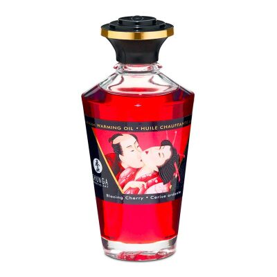 Shunga | Aphrodisierendes Öl, wärmend und essbar | Kirsche