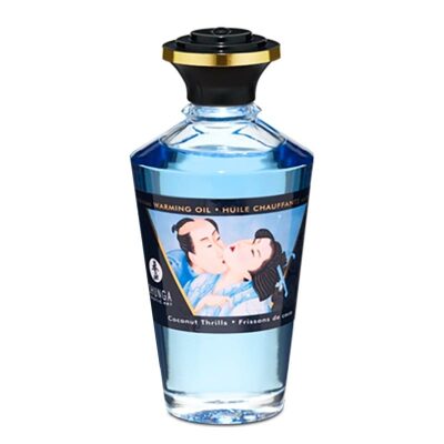 Shunga | Huile aphrodisiaque, chauffante et comestible | Noix de coco