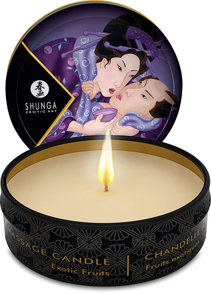 Shunga Libido Massage Candle - Exotic Fruits - 30 ml