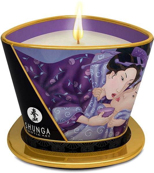 Shunga Libido Massage Candle - Exotic Fruits - 170 ml