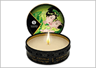 Shunga Zenitude Massage Candle - Green Tea - 30 ml