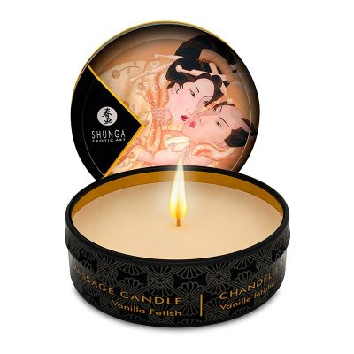 Shunga Desir | Massagekerze mit Fetisch Vanilleduft | 30 ml