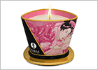 Shunga Aphrodisia Massage Candle - Rose petals - 170 ml