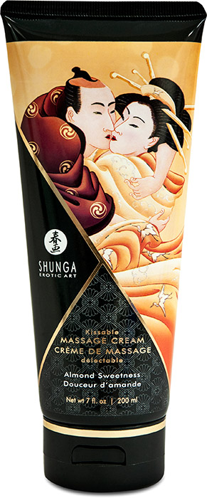 Crème de massage comestible Shunga - Douceur d'amande