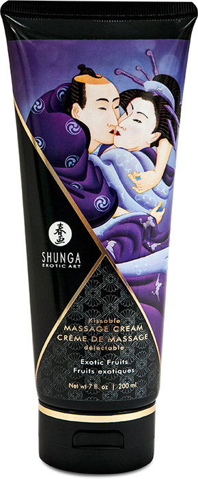 Crème de massage comestible Shunga - Fruits exotiques