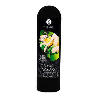 Shunga Lotus Noir - Gel intime stimulant pour le clitoris et le gland