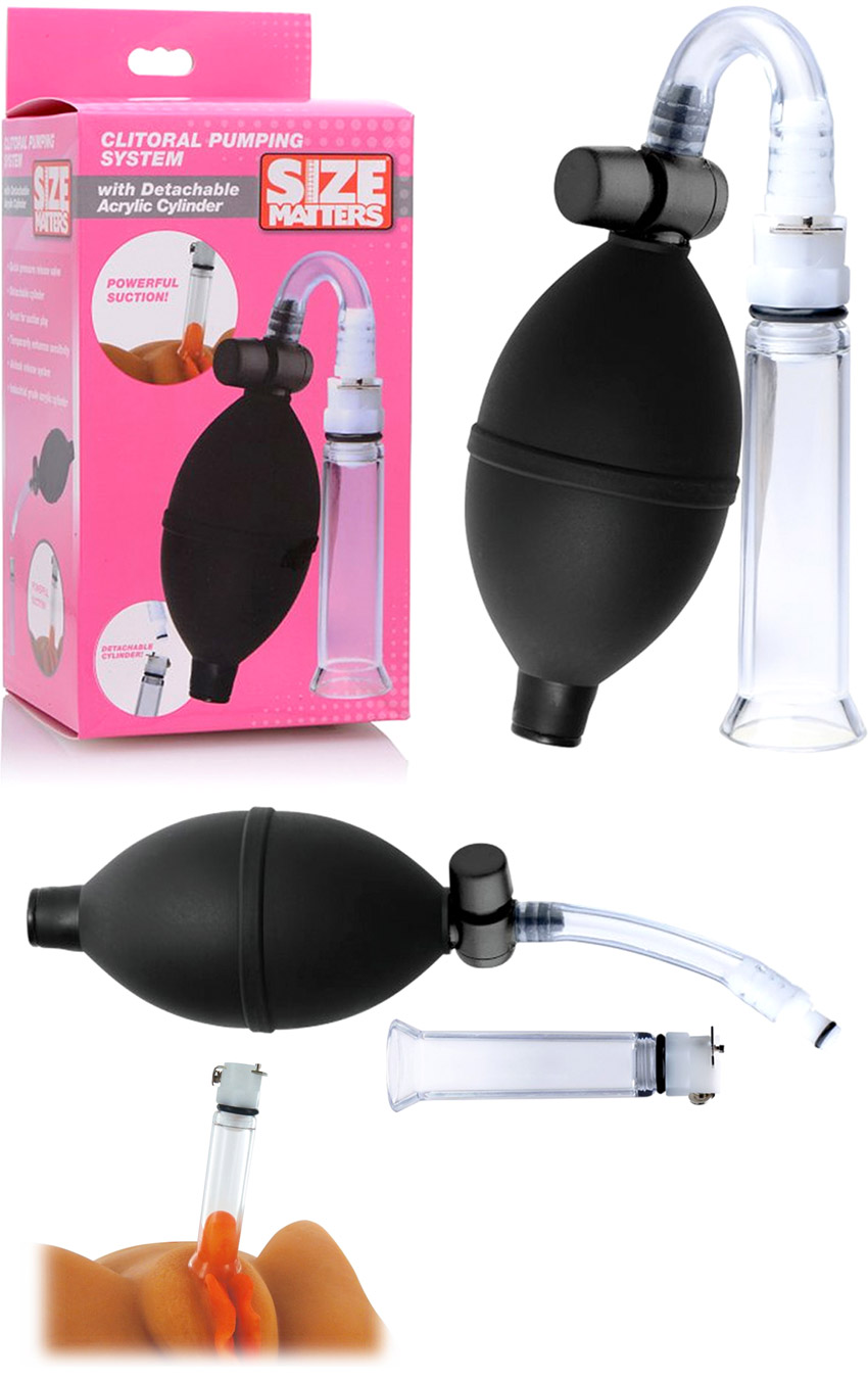 Size Matters clitoral pump with detachable cylinder