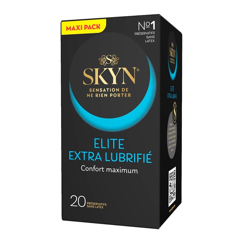 Manix SKYN Elite | Préservatifs extra-lubrifiés et sans latex | 20 pcs Manix SKYN Elite | Préservatifs extra-lubrifiés et sans latex | 20 pcs